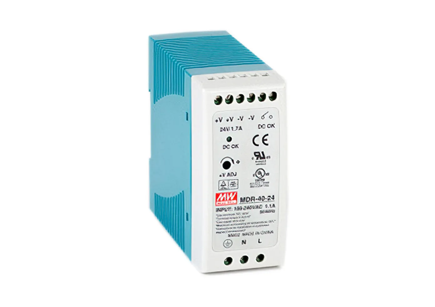 Power Supply, Single Output, DIN Rail, 24VDC, 1.7A<br/>  <span class="clsSpnProdMdls">For all products, except IPC2110A, IPC2210A, IPC2710A, PC4xx</span>