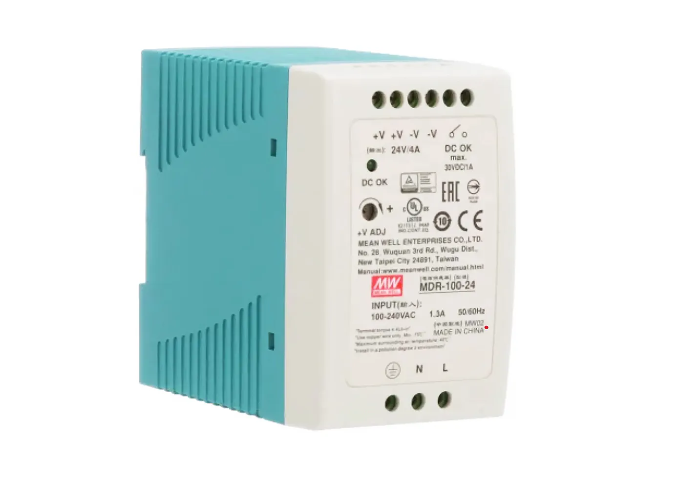 Power Supply, Single Output, DIN Rail, 24VDC, 4A<br/>  <span class="clsSpnProdMdls">For all products, except IPC2110A, IPC2210A, IPC2710A, PC4xx</span>