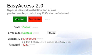 image: view of Maple Systems EasyAccess software implementation