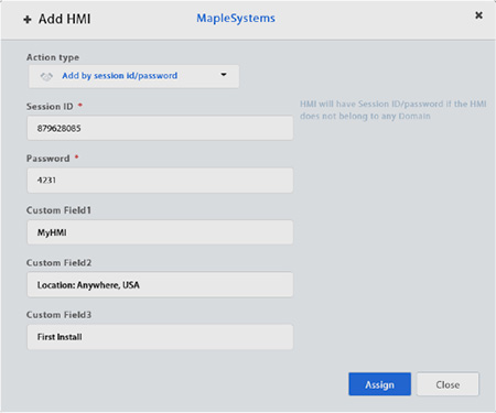 image of easy-to-use setup of Maple Systems software