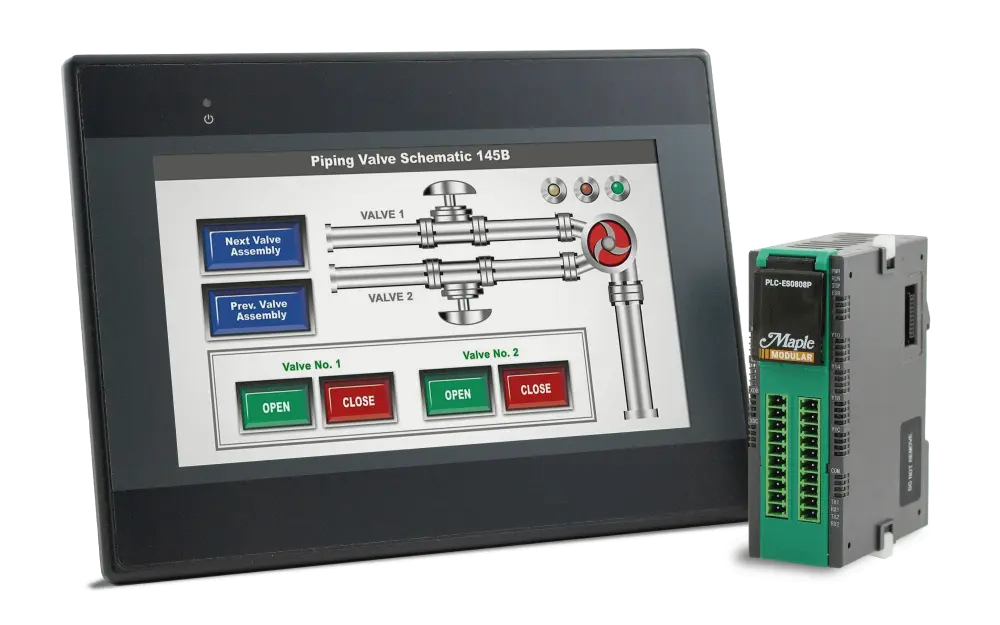 Connecting a Maple Systems HMI to a Maple Systems PLC couldn't get easier