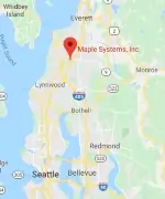 Google map of Maple Systems HQ