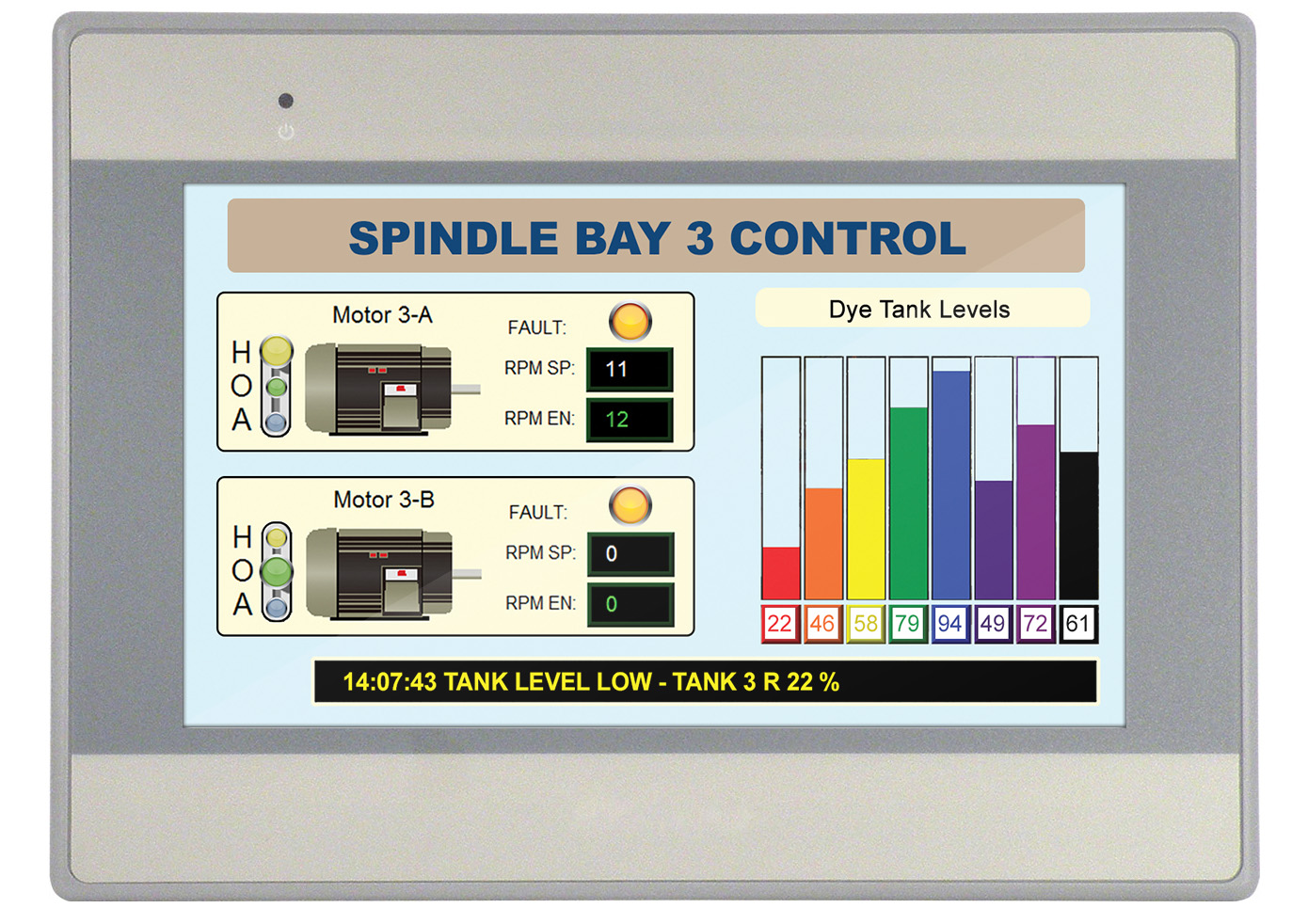 7 inch Advanced HMI with Touchscreen and Graphic User Interface