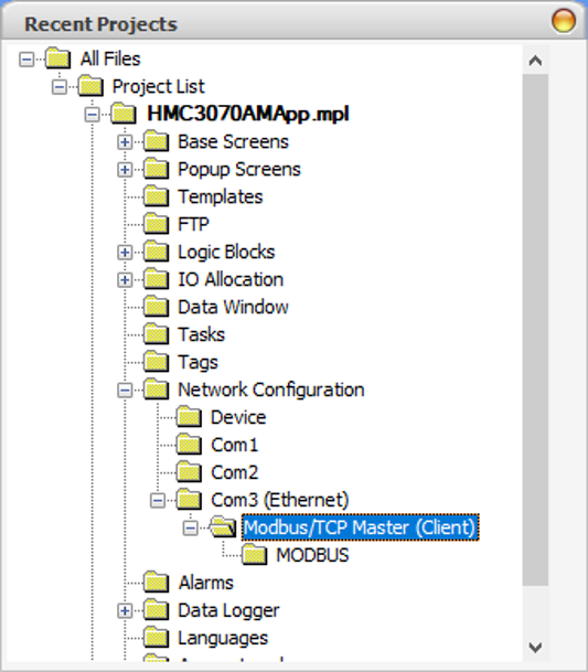 Modbus TCP Master Client