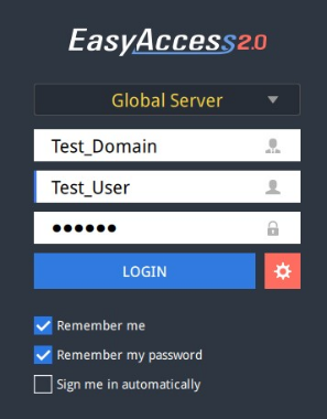 EasyAccess login