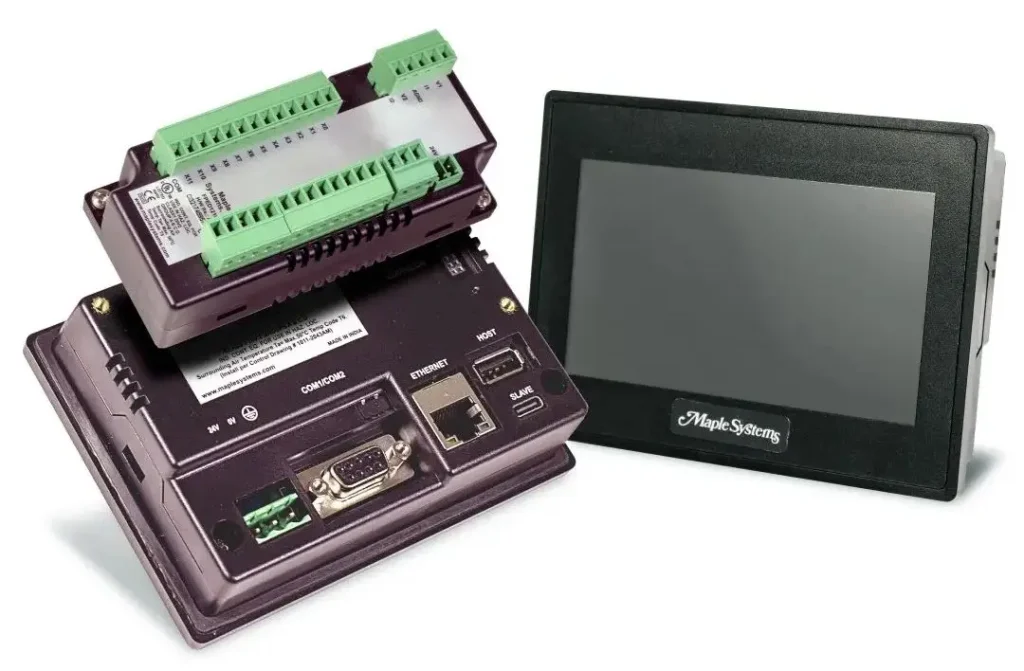 An image of an HMI + PLC combo unit